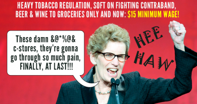 Kathleen Wynne Loves to Hate C-stores